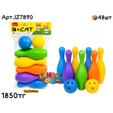 Боулинг BCat цветной 12дет JZ7890 