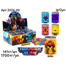 Слайм Лизун TRANSFORMERS  Баночки из 12шт 2026-43
