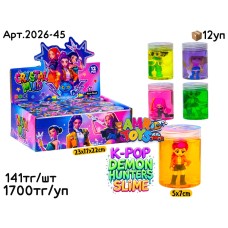 Слайм Лизун K-POP DEMON Баночки из 12шт 2026-45