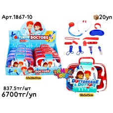 Игровой н-р Доктор JUNIOR из 8шт (УП) 1867-10