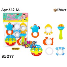 Развивающие Погремушки PUZZLE BABY из 7шт 532-1A