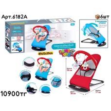 Шезлонг Качалка Babyip 2в1 2цв 6182A