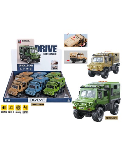Маш. в Шоубоксе MB UNIMOG Кемпер 4х4 из 6(ШТ) D700-02
