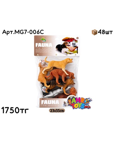 Животные FAUNA Собачки из 6шт MG7-006C