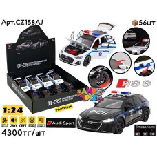 Метал Маш. AUDI RS6 ФСБ ДПС 2цв 1:24 ШТУЧНО CZ158AJ