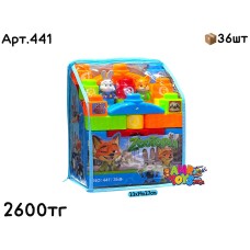 Конструктор BLOCKS ZOOTOPIA в сумке 36pc 441