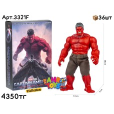 Герои AVENGERS Красный HULK 3321F