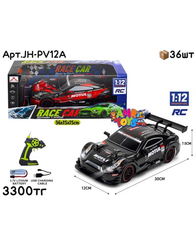 Р/У Маш. Спортивные RACE CAR GTR MOTUL 2цв JH-PV12A
