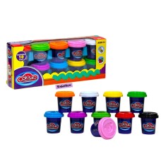 Пластилин COLOUR DOUGH из 10шт 9204