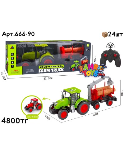 Р/у Маш. FARM TRUCK Трактор Бревновоз 666-90