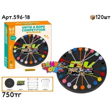 Игра настольная Головоломка Распутай Веревки 596-18