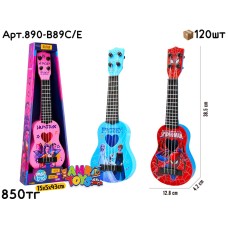 Инструмент Музыкал. Гитара Мультяшки 3цв 890-B89C/E
