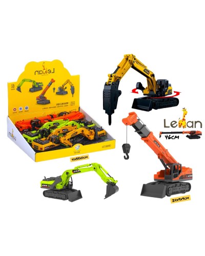 Маш. в шоубоксе LEFAN Строй Техника 3 вида из 6 (УП) 7733