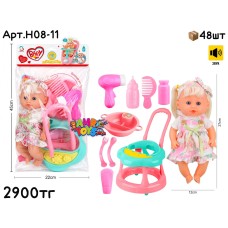 Кукла PLAY HOUSE Девочка с ходунком H08-11