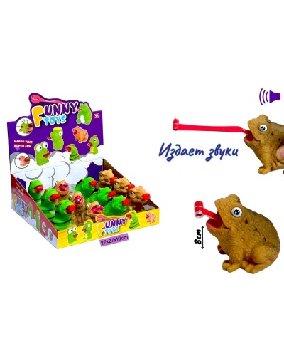 Антистресс Пищалка с языком из 12шт 013-2