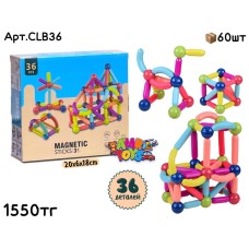 Конструктор Магнитный MAGNETIC STICKS 36дет. CLB36