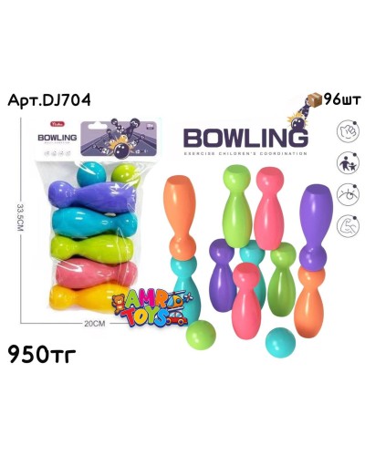 Боулинг Разноцветный однотонные DJ704