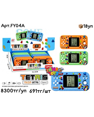 Игра Тетрис GAME из 12шт FY04A