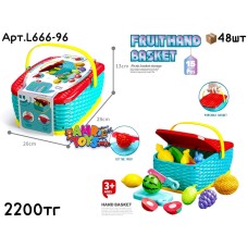 Набор режущих фрукт 15pcs в корзине L666-96