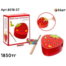 Дерево Игра Веселые Червячки в Клубничке 8018-57