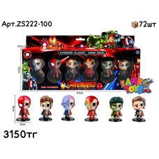 Герои AVENGERS Anime Model из 6шт ZS222-100