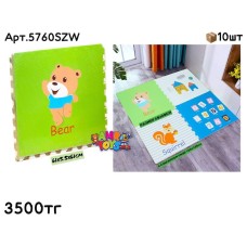 EVA Коврики Пазлы Мишка - Белка 5760SZW