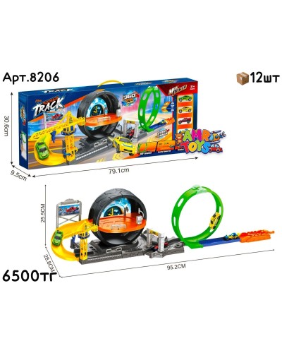 Трек MAX RACING TRACK Мертвая Петля Колесо 8206