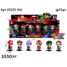 Герои AVENGERS Anime Model из 6шт ZS222-100