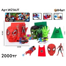 Герои Avengers набор Маска оружие Паук и Халк W21A/F