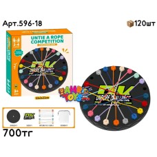 Игра настольная Головоломка Распутай Веревки 596-18