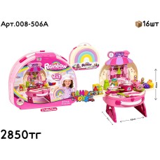 Игровой н-р Чемоданчик RAINBOW Кухня 008-506A