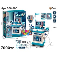 Игровой н-р Доктор 37pcs с тележкой 008-205