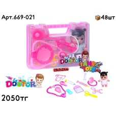 Игровой н-р Доктор с пупсом 669-021