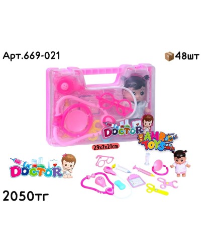 Игровой н-р Доктор с пупсом 669-021
