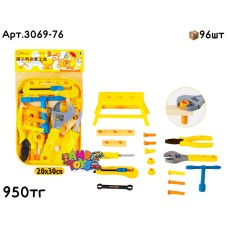 Игровой н-р Инструменты на подносе столик 3069-76