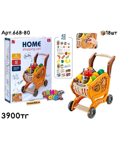 Игровой н-р Продуктовая Тележка 668-80