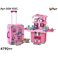 Игровой н-р Розовый Докторский Чемоданчик 008-105С