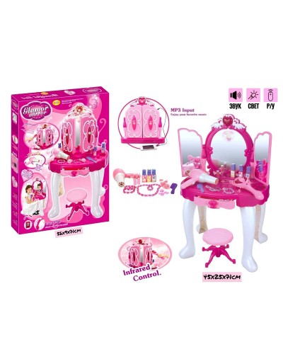 Игровой н-р Трюмо Glamour Mirror Сердце 008-18