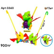 Каталка Динозаврик  2цв 0360