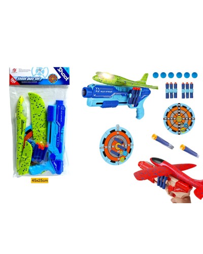 Катапульта Бластер с пенопласт самолет 5в1 819-12B