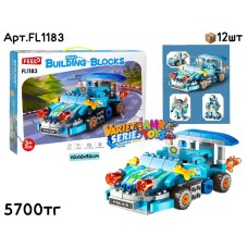 Конструктор FEELO ПОЛИЦИЯ машинка 4в1 FL1183