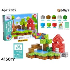 Конструктор Магнитный Minecraft 54дет. STEM 2502
