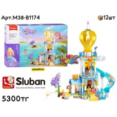Конструктор SLUBAN Остров Сокровищ Замок 404дет. M38-B1174