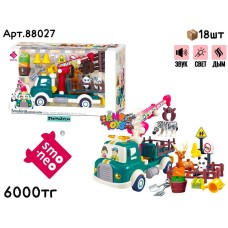 Конструктор SMONEO Грузовикс н-р животных 88027