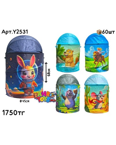 Корзинка Органайзер Мультяшки 5цв Y2531