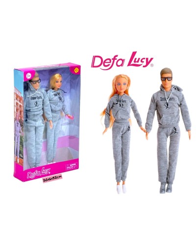 Кукла Барби Defa Lucy и Кен в спортивных костюмах 8360