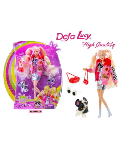 Кукла Барби Defa Lucy Модница с собачкой 8497
