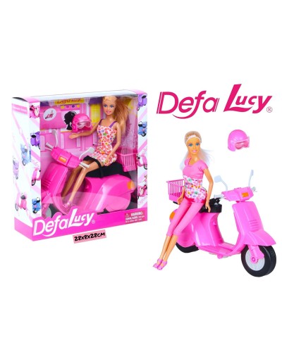 Кукла Барби Defa Lucy на мотоцикле 8246