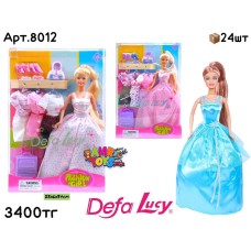 Кукла Барби Defa Lucy с одеждой и аксессуарами 3цв 8012