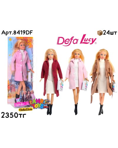 Кукла Барби Defa Lucy в Пальто 3цв 8419DF
